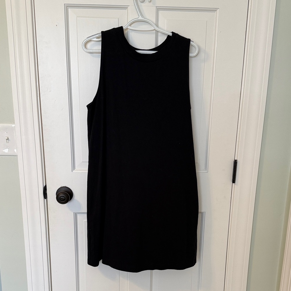 a new day Black Sleeveless Mini Dress